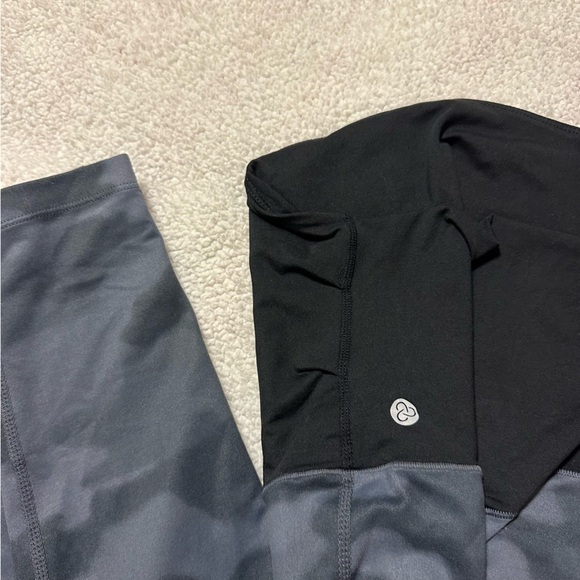 Zella Live In Maternity 7/8 Legging Gray Camo Over the Belly - Picture 9 of 11